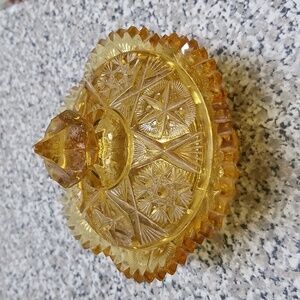 Amber Candy Dish